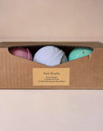 Set of Natural Bath Bombs with Shea Butter