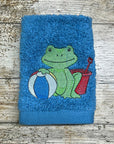 Beach Frog Face Cloth