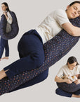 MINICAMP C-Shape Nursing & Comfort Pillow - Organic Cotton Support for Pregnancy & Sleep by Minicamp at brixbailey.com