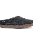 Classic Slipper - Black with Leather