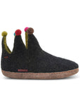 The Jester - Black with Leather