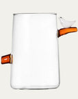 Birds Long Glass by Ichendorf Milano – Handmade Borosilicate, Designer Tomoko Mizu