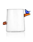 Birds Water Glass by Ichendorf Milan – Handmade Borosilicate Glass, Designer Tomoko Mizu