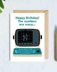 Severance MDR Birthday Card - The Numbers Are Scary