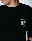 Current Mood Black Oversized Sweatshirt