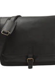Versatile Traveler: Leather Messenger Bag