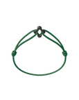 Mini Black Clover Cord Bracelet
