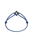 Mini Black Clover Cord Bracelet