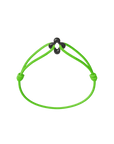 Mini Black Clover Cord Bracelet