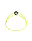 Mini Black Clover Cord Bracelet