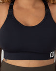 Maternity & Nursing Sports Bra | B–F Cup | Black