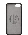 iPhone 7/8 Case, Black Leather