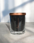 Unscented Black Powder Candle in Glass 160g