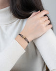 Mini Golden Soho Diamond Cord Bracelet