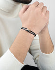Silver Soho Diamond Cord Bracelet