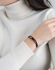 Coral Soho Cord Bracelet