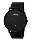Arvo Black Awristacrat Watch - Black Band