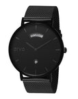 Arvo Black Awristacrat Watch - Black Band