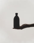 Black Glass Storage Bottle and Cap