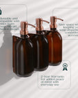 Copper Triple Bottle Holder