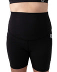 Maternity & Postnatal Active Support Cycling Shorts | Black
