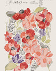 No.044 - Bloomsbury Blooms - Vintage Archive Poster Prints