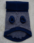 Navy Dog Jumper In Merino Lambswool