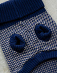 Navy Dog Jumper In Merino Lambswool