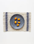 Vintage Striped Linen Placemat