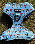 Blue Chihuahua Print Exclusive Small Dog Harness by My Chi and Me SALE