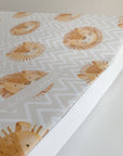 Anti-Roll Wedge Changing Mat - Lion Print
