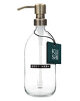 Vintage Clear Dispenser Bottles
