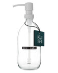 Vintage Clear Dispenser Bottles