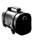Handmade Leather Bowler Bag - Black