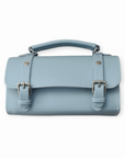 Handmade Leather Bowler Bag - Sea Green