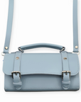 Handmade Leather Bowler Bag - Sea Green