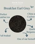 Breakfast Earl Grey Loose Leaf Tea - Bold Black Tea with Bergamot