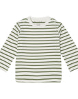 Khaki Breton Stripe Top