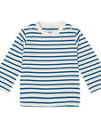 Nordic Blue Breton Stripe Top