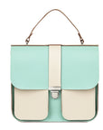 NEW Duckegg and Ivory Two Tone Satchel