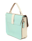 NEW Duckegg and Ivory Two Tone Satchel