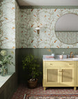 Bronte Bird and Branch Wallpaper