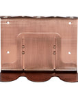 Copper Triple Bottle Holder