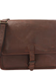 Versatile Traveler: Leather Messenger Bag