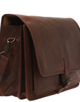 Versatile Traveler: Leather Messenger Bag