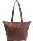 Urban Whisper: Waxed Leather Messenger Bag