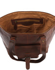 Urban Whisper: Waxed Leather Messenger Bag
