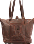 Urban Whisper: Waxed Leather Messenger Bag
