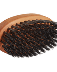 Beard Brush - Oval Shaped Pear Wood With Natural Bristles