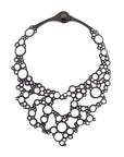 Bubbles Recycled Rubber Necklace-2
